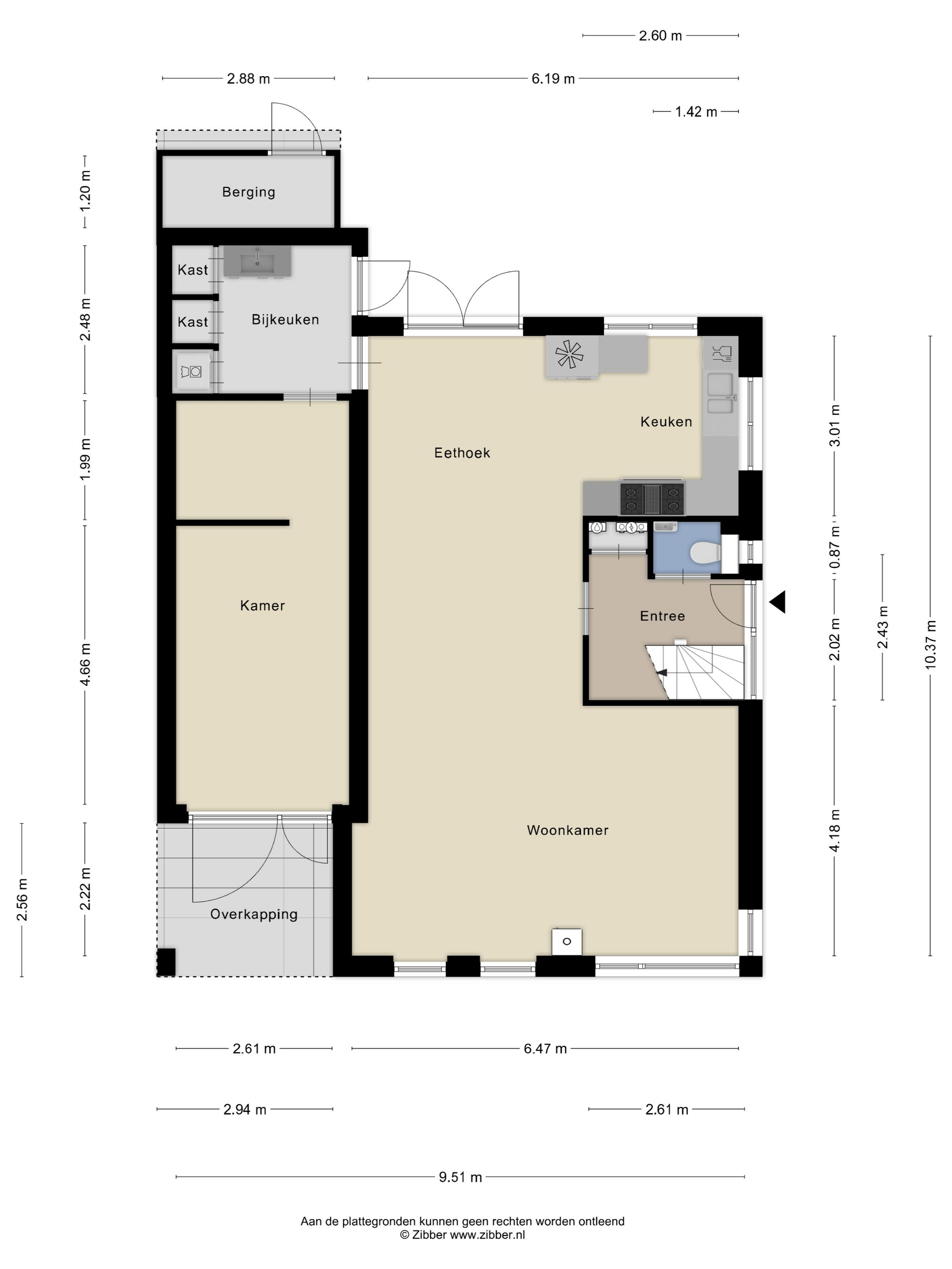Plattegrond 1 van Mahlerpad 4