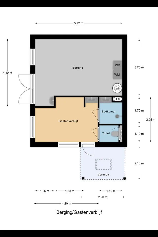 Plattegrond 3 van Achterstrypseweg 10
