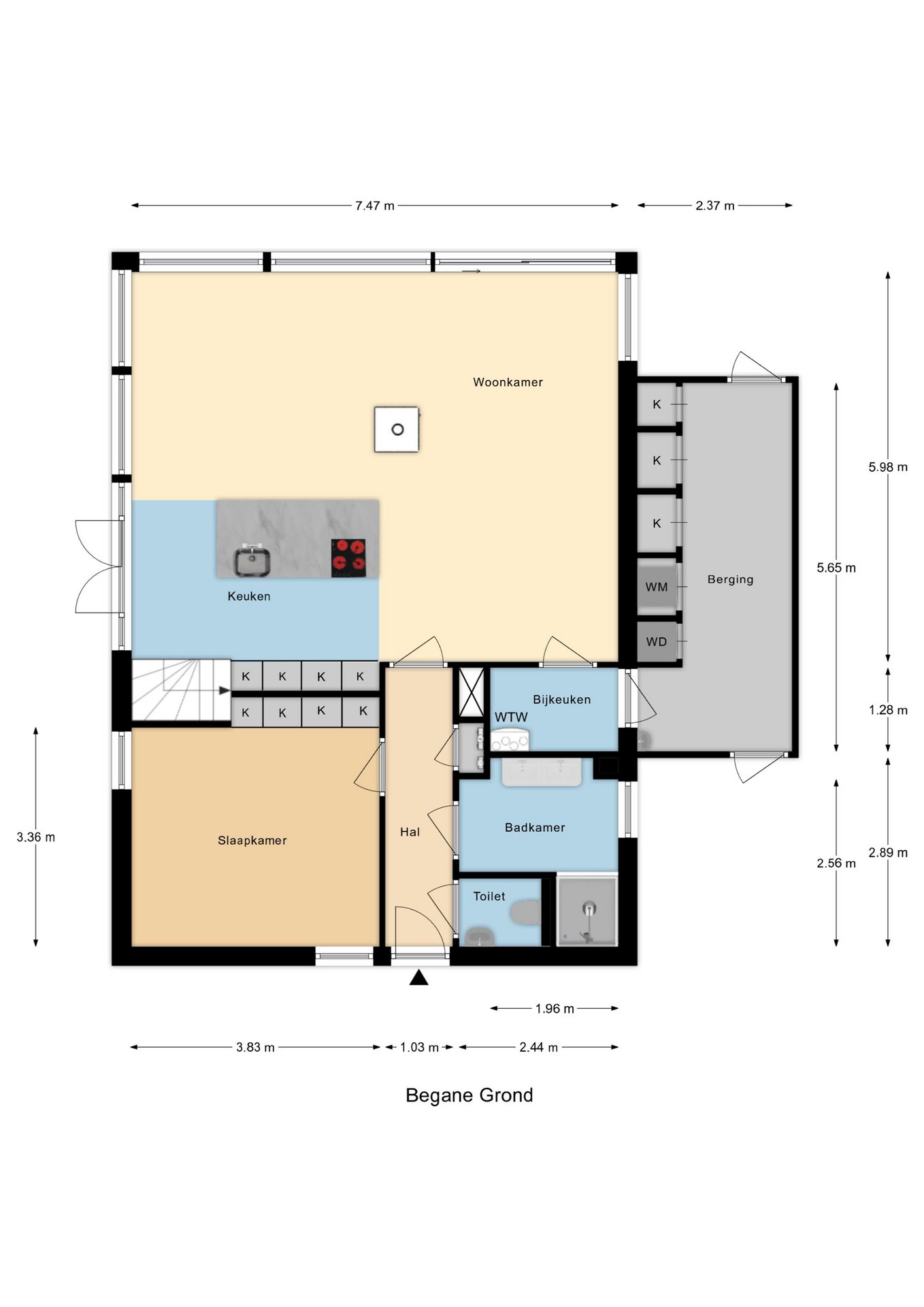 Plattegrond 1 van Leyseput 10