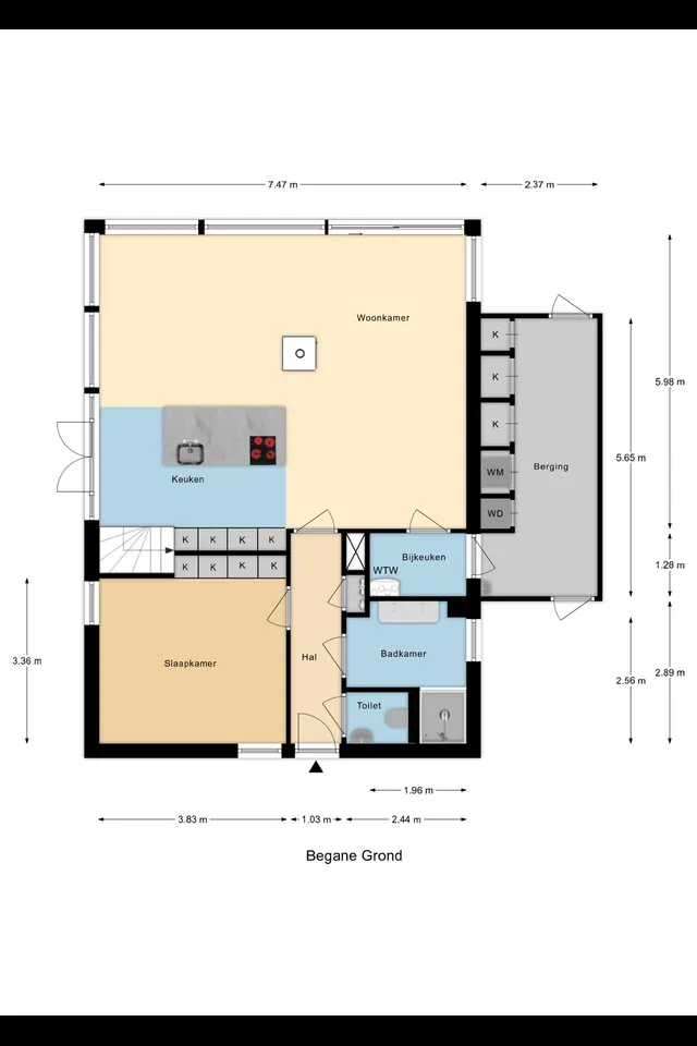Plattegrond 1 van Leyseput 10