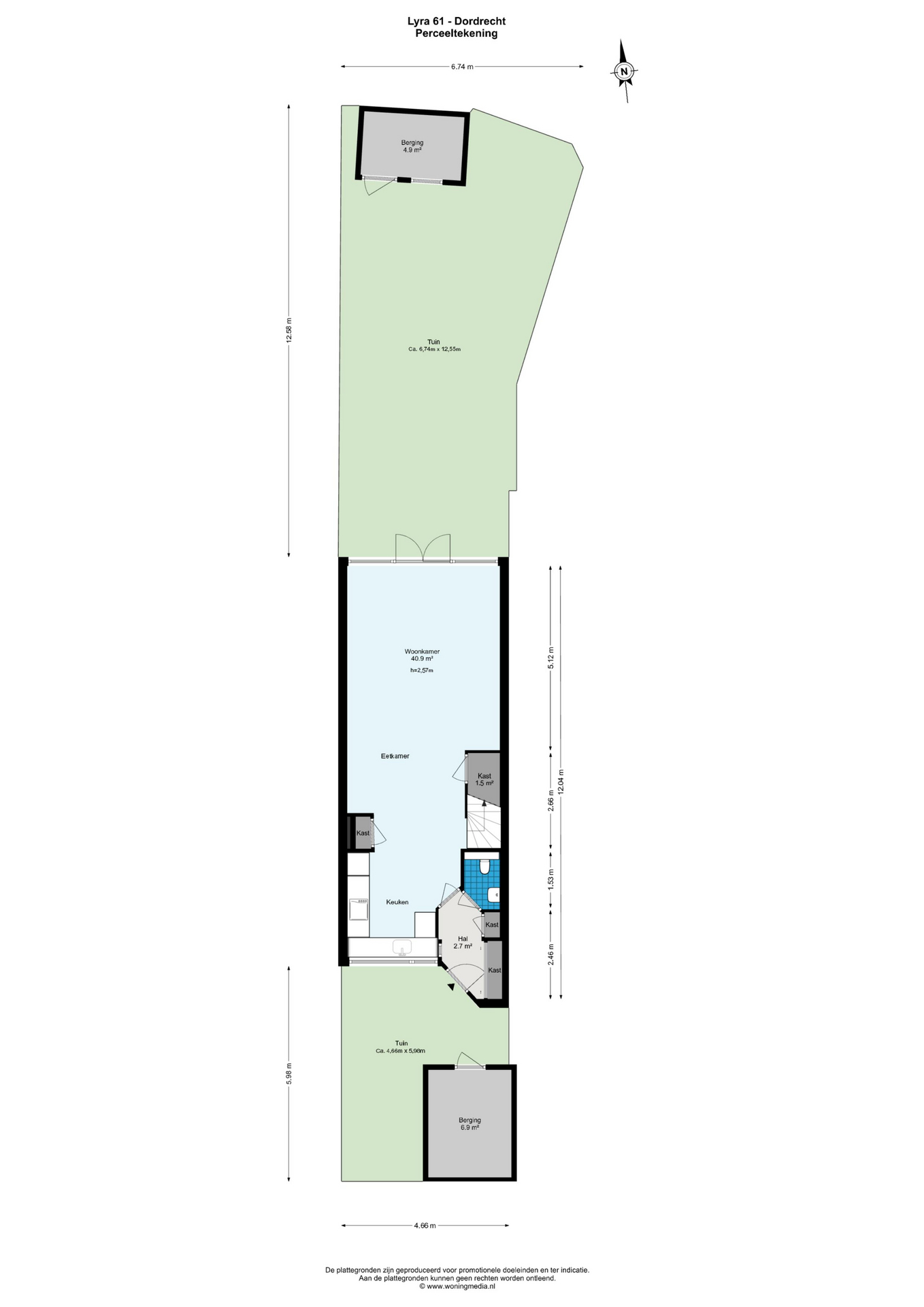 Plattegrond 1 van Lyra 61