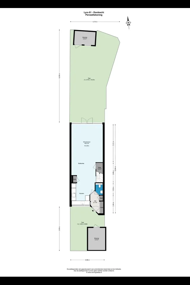 Plattegrond 1 van Lyra 61