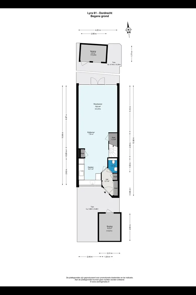 Plattegrond 2 van Lyra 61