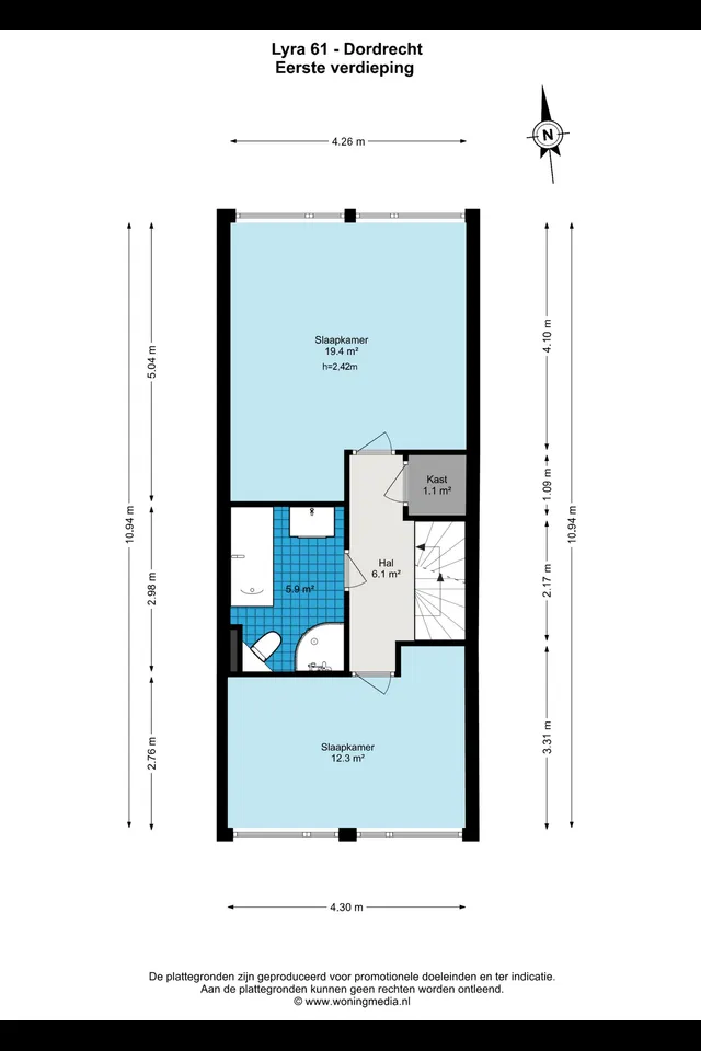 Plattegrond 3 van Lyra 61