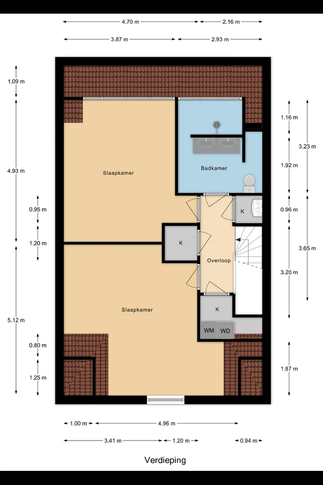 Plattegrond 2 van Korenbloem 33