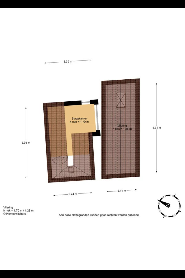 Plattegrond 3 van Voorstraat 178