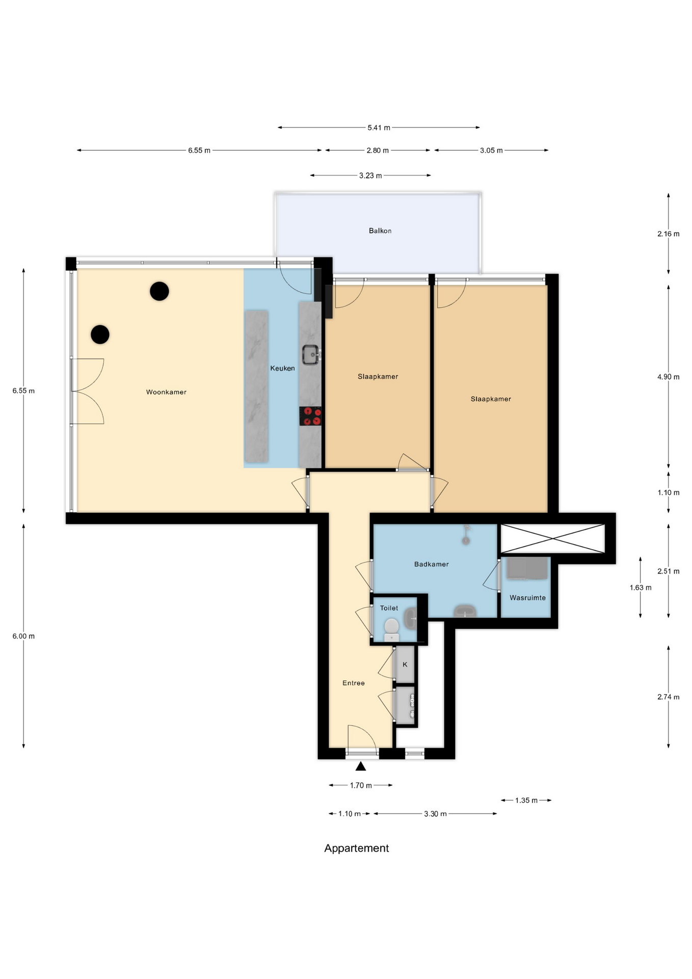 Plattegrond 1 van Baan 46T