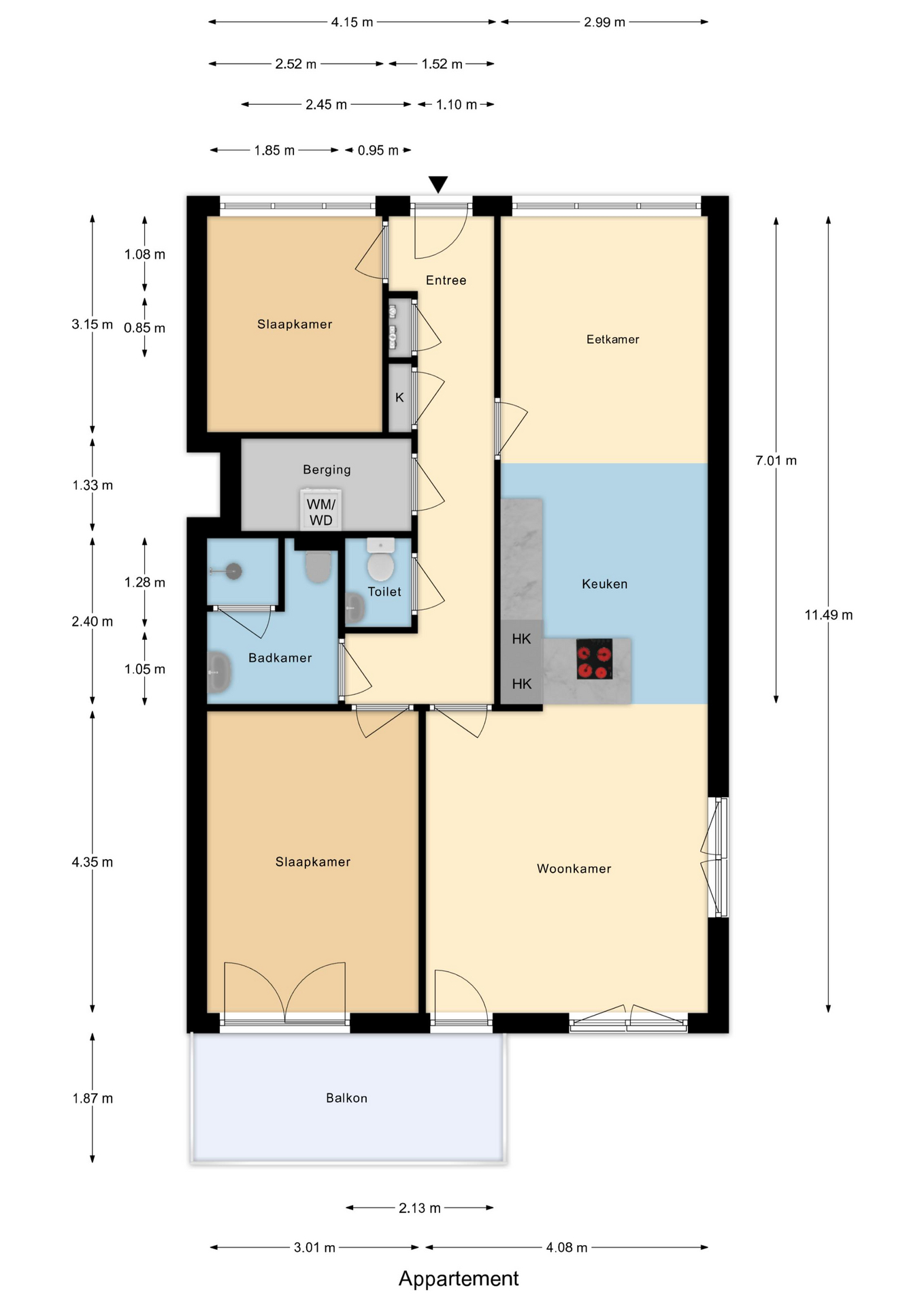 Plattegrond 1 van Fascinatio Boulevard 1030