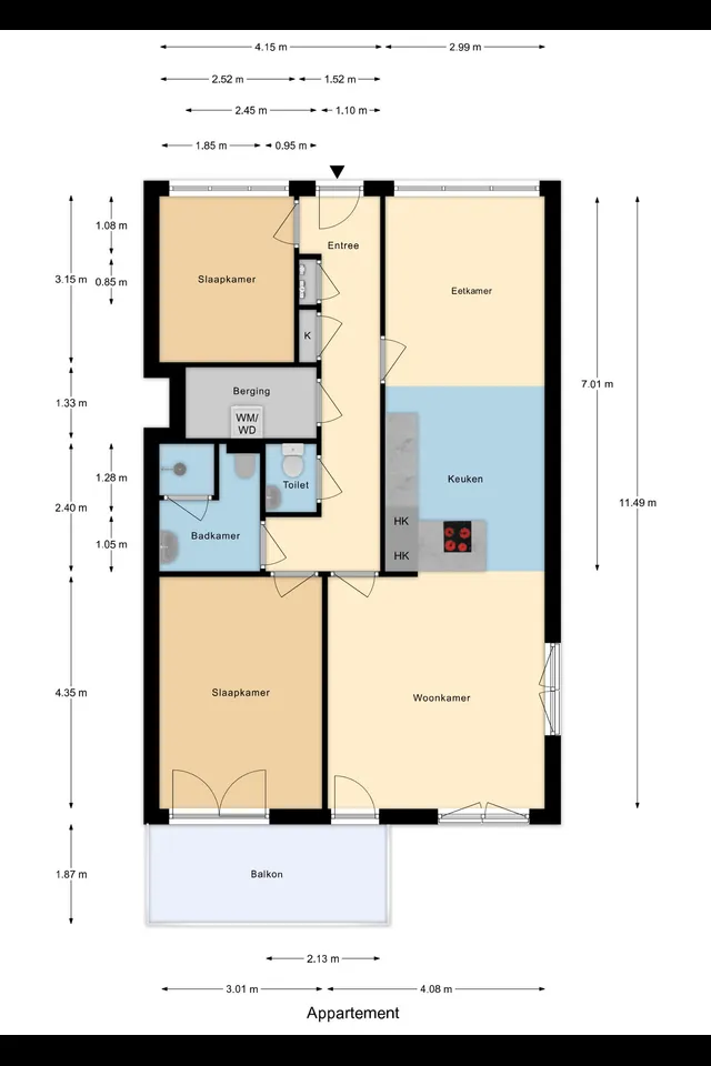 Plattegrond 1 van Fascinatio Boulevard 1030