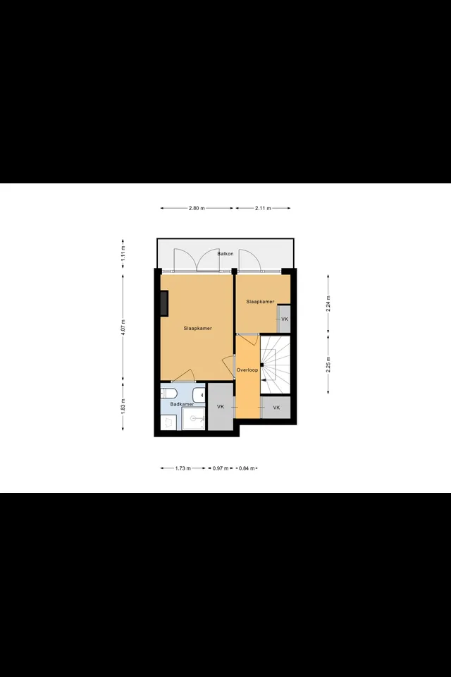 Plattegrond 2 van Noorderhavenkade 11A 02