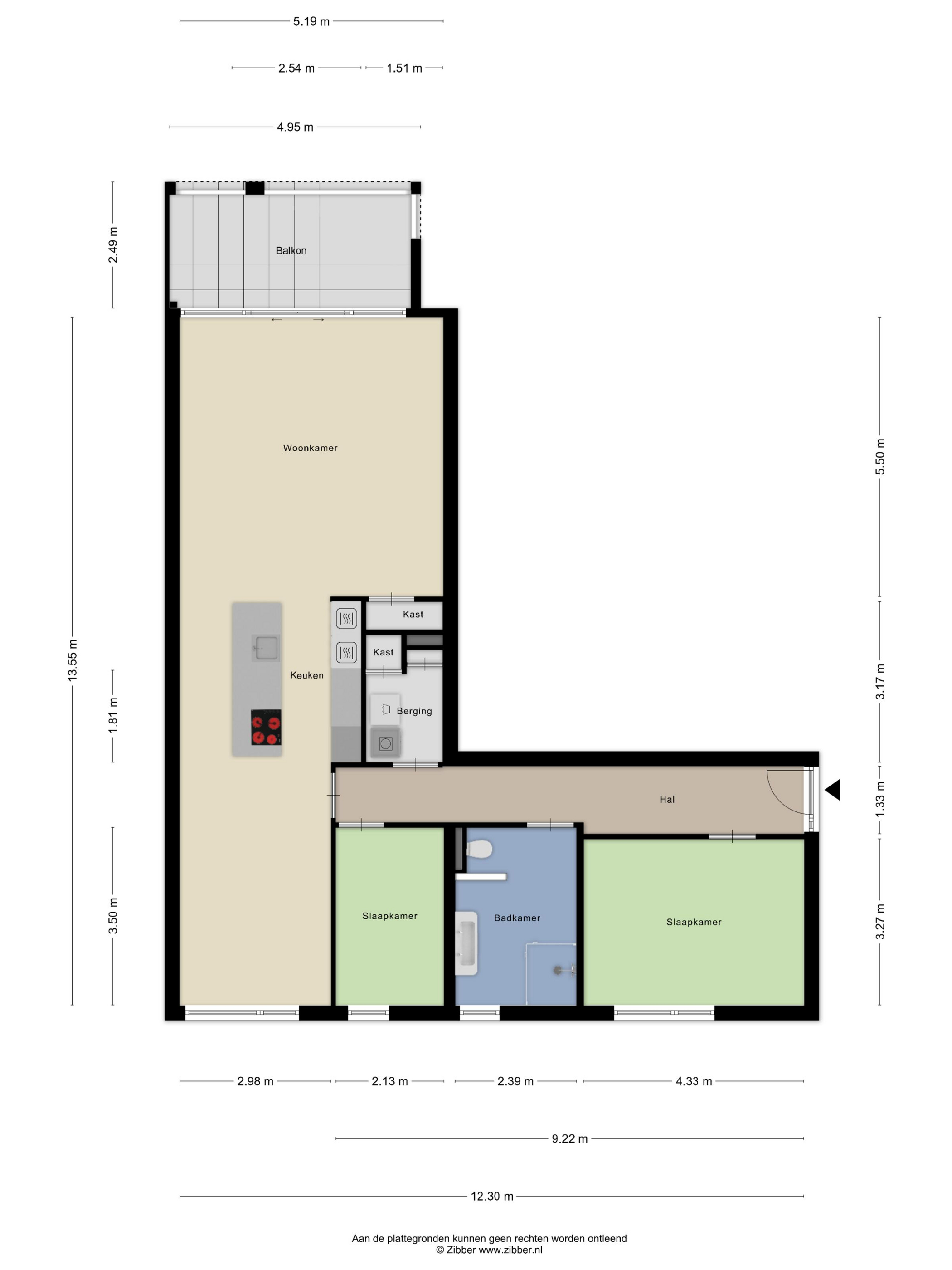 Plattegrond 1 van Waterhuis 14