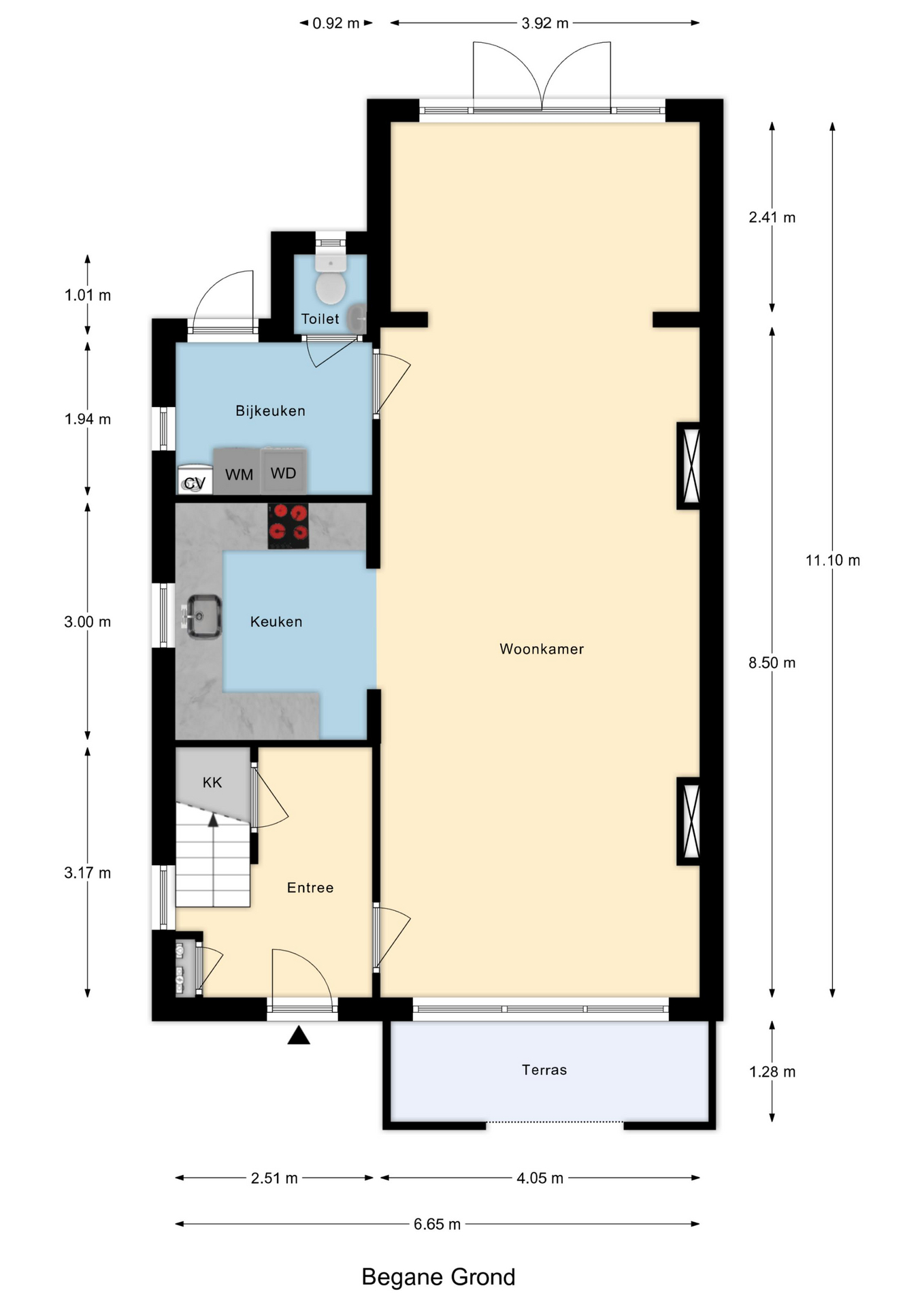 Plattegrond 1 van Rialaan 11