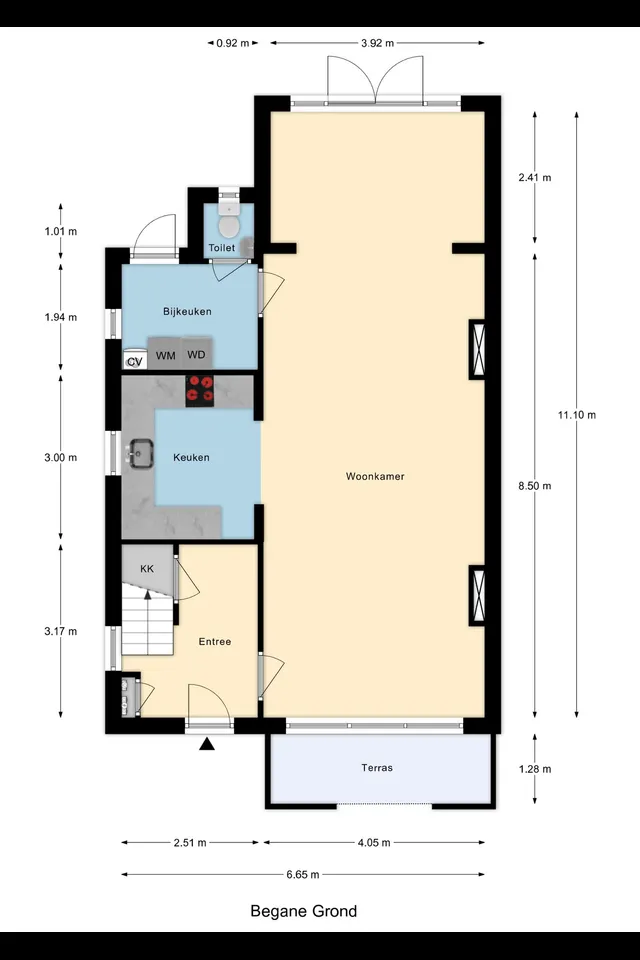 Plattegrond 1 van Rialaan 11