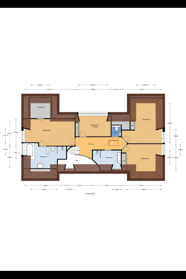 Plattegrond 3 van Doornweg 6b