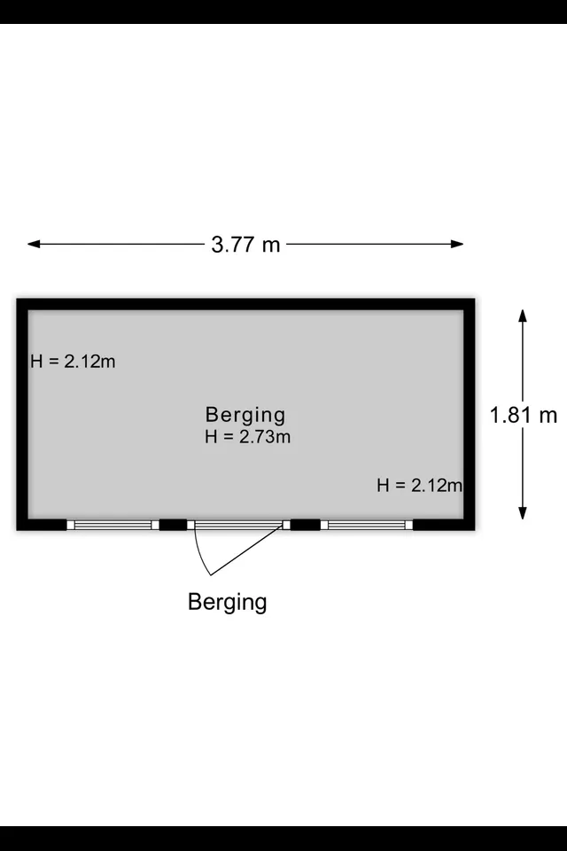 Plattegrond 5 van Doornweg 6b