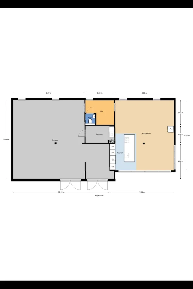 Plattegrond 6 van Doornweg 6b