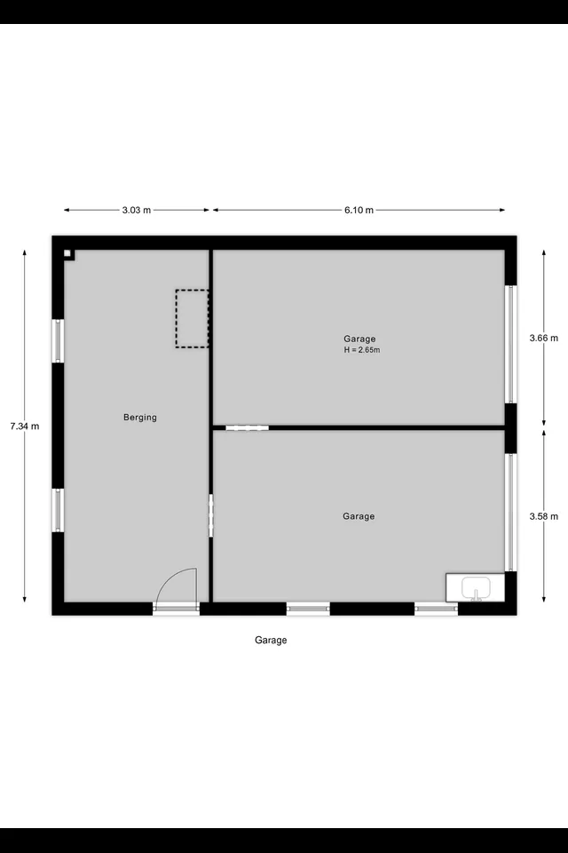 Plattegrond 7 van Doornweg 6b
