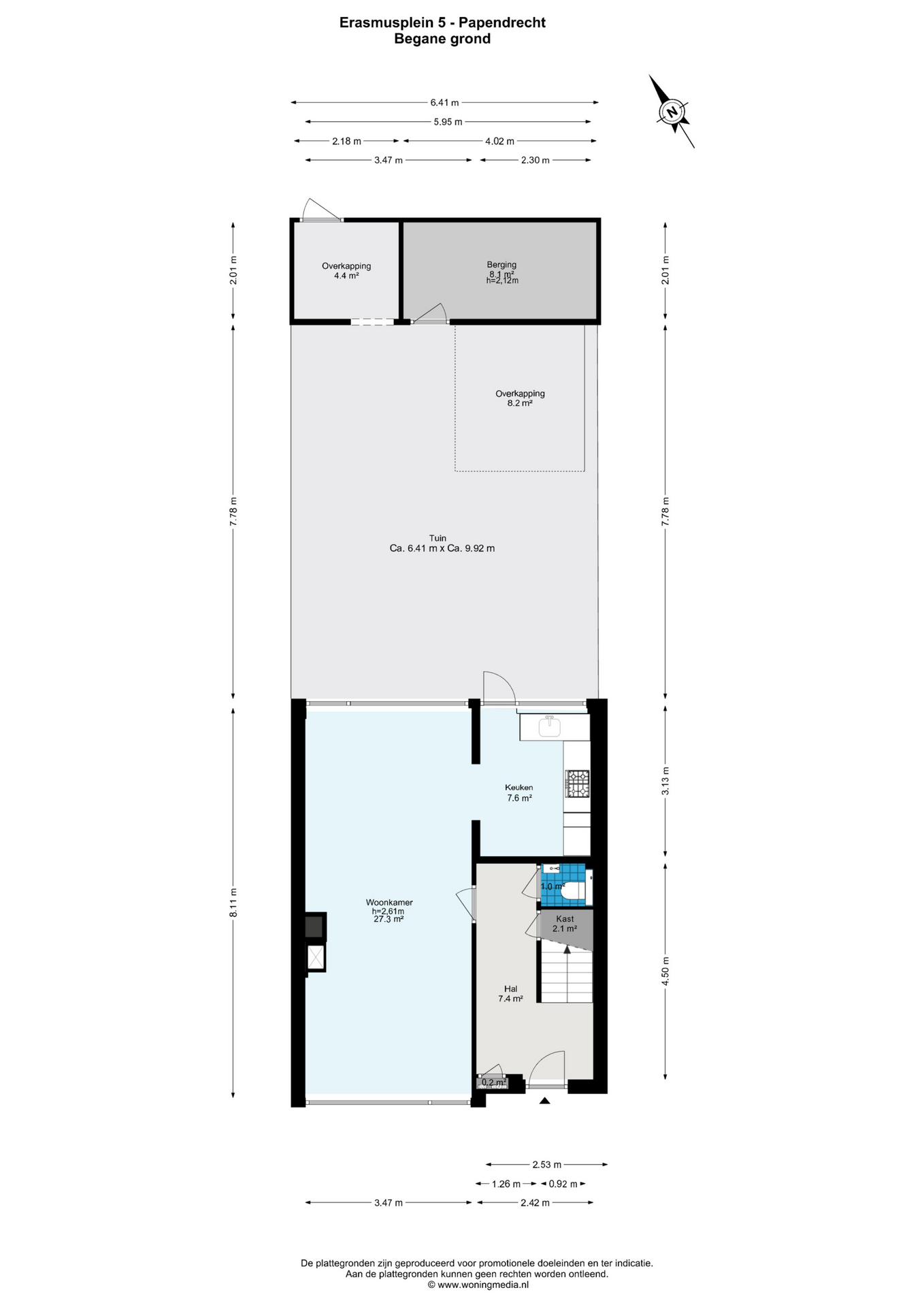 Plattegrond 1 van Erasmusplein 5