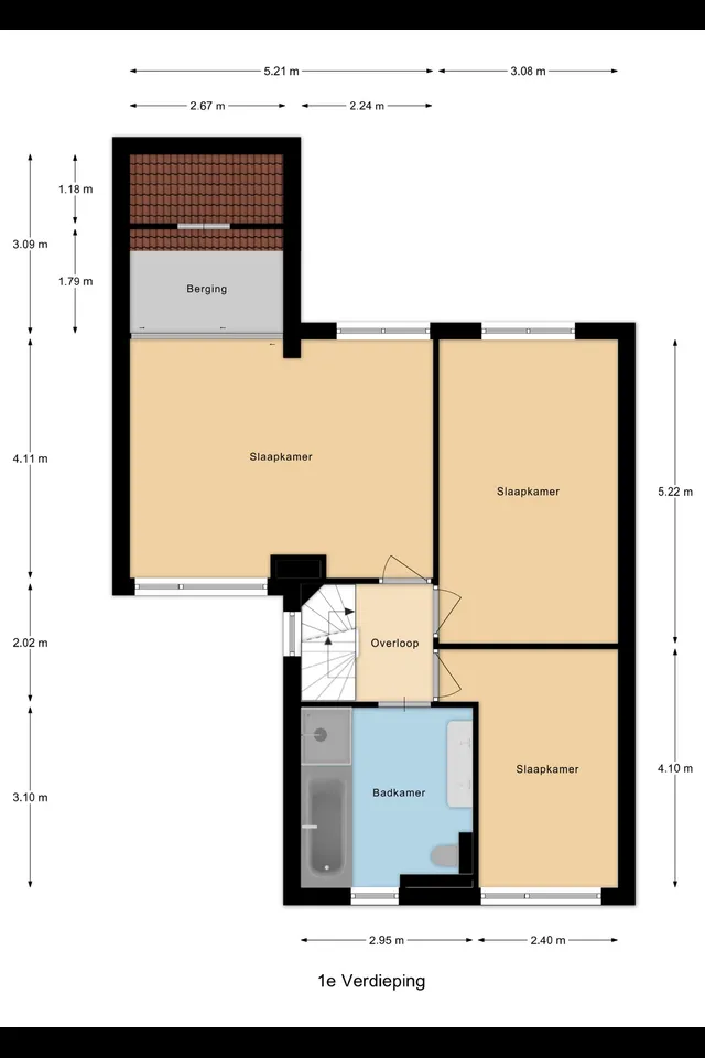 Plattegrond 2 van Molenweg 15