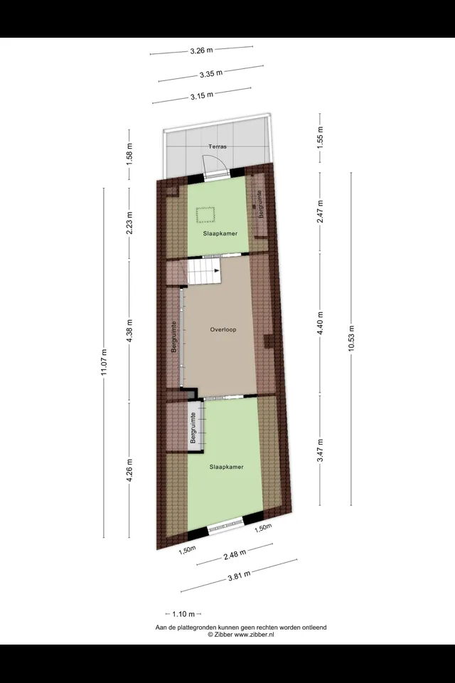 Plattegrond 2 van Jaagpad 17