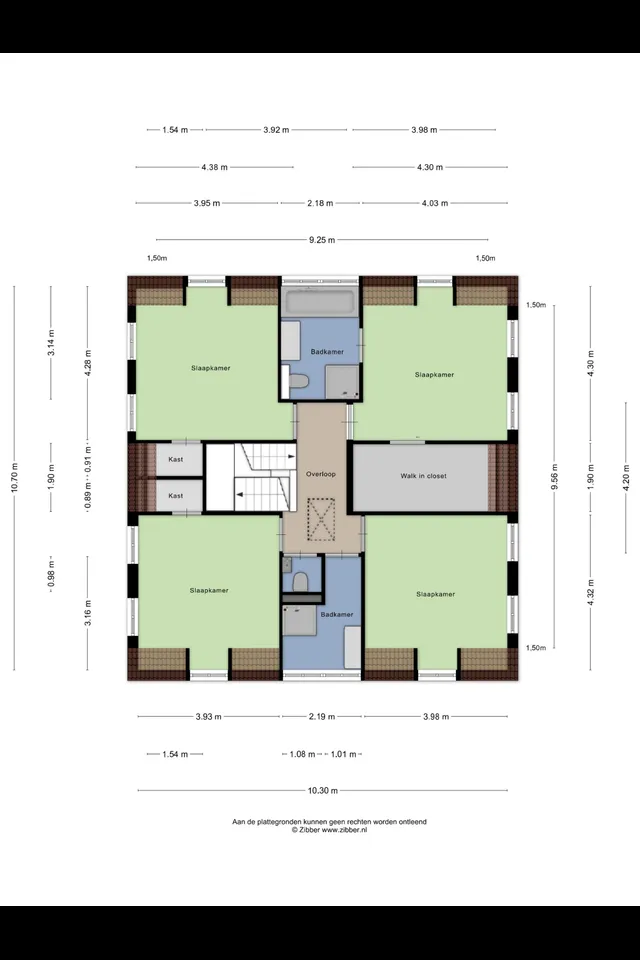 Plattegrond 2 van 's-Gravenbroekseweg 75