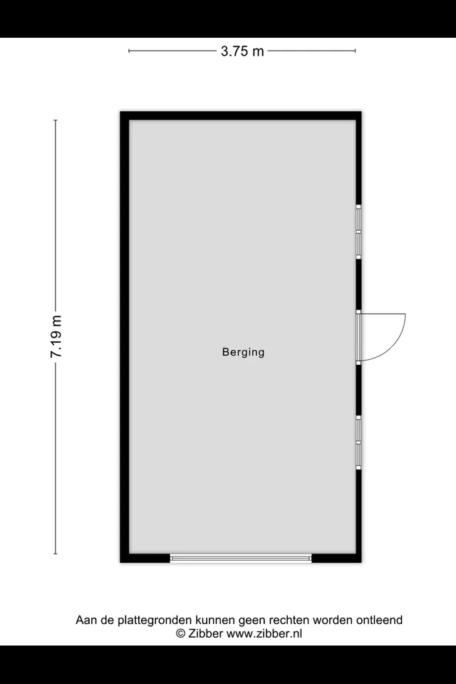Plattegrond 5 van 's-Gravenbroekseweg 75