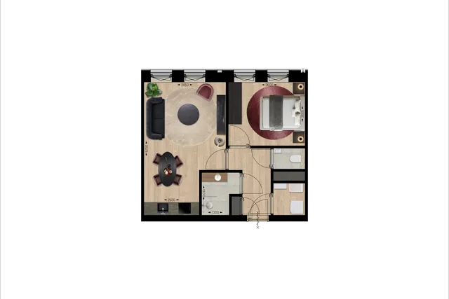 Foto 2 van Tweekamerappartementen