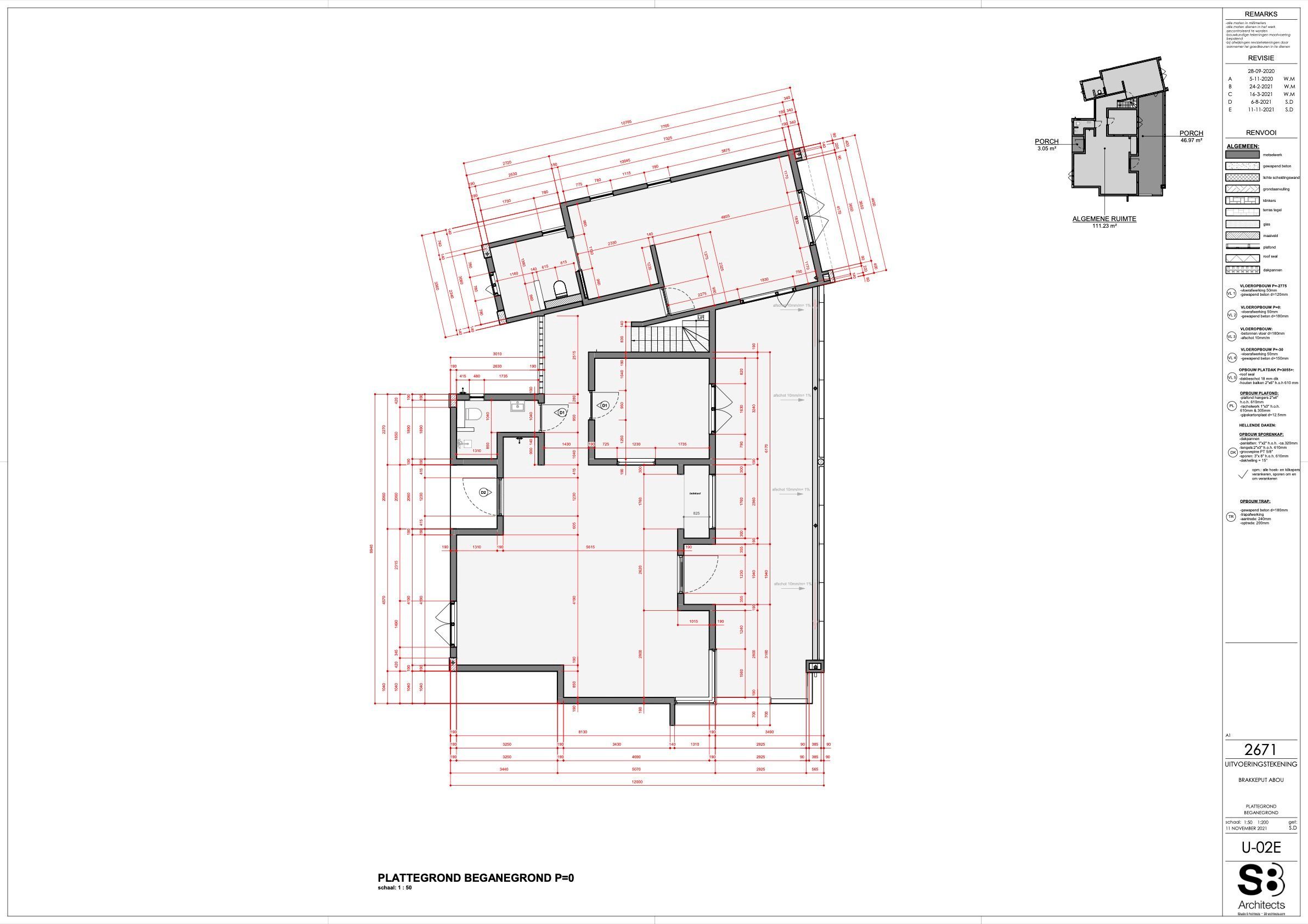 Plattegrond 1 van Brakkeput Abou 68