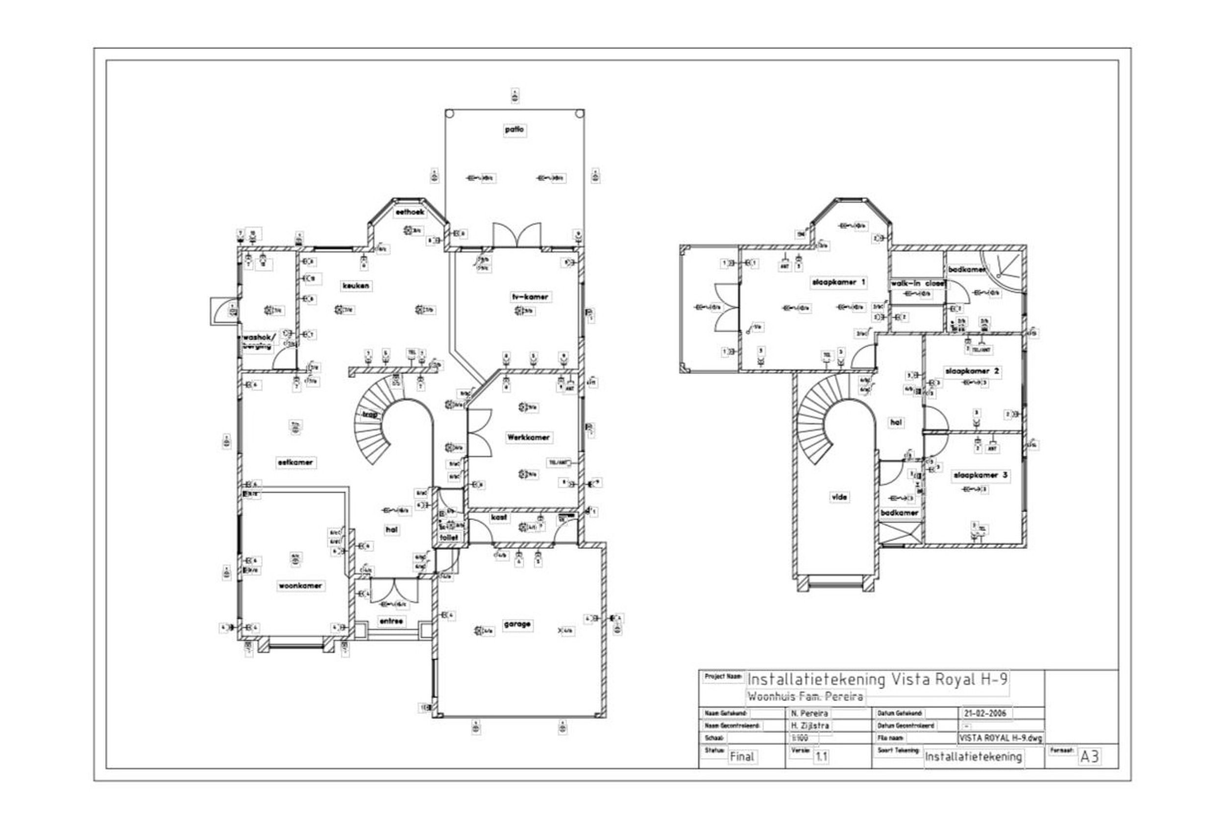 Plattegrond 1 van Vista Royal H-9