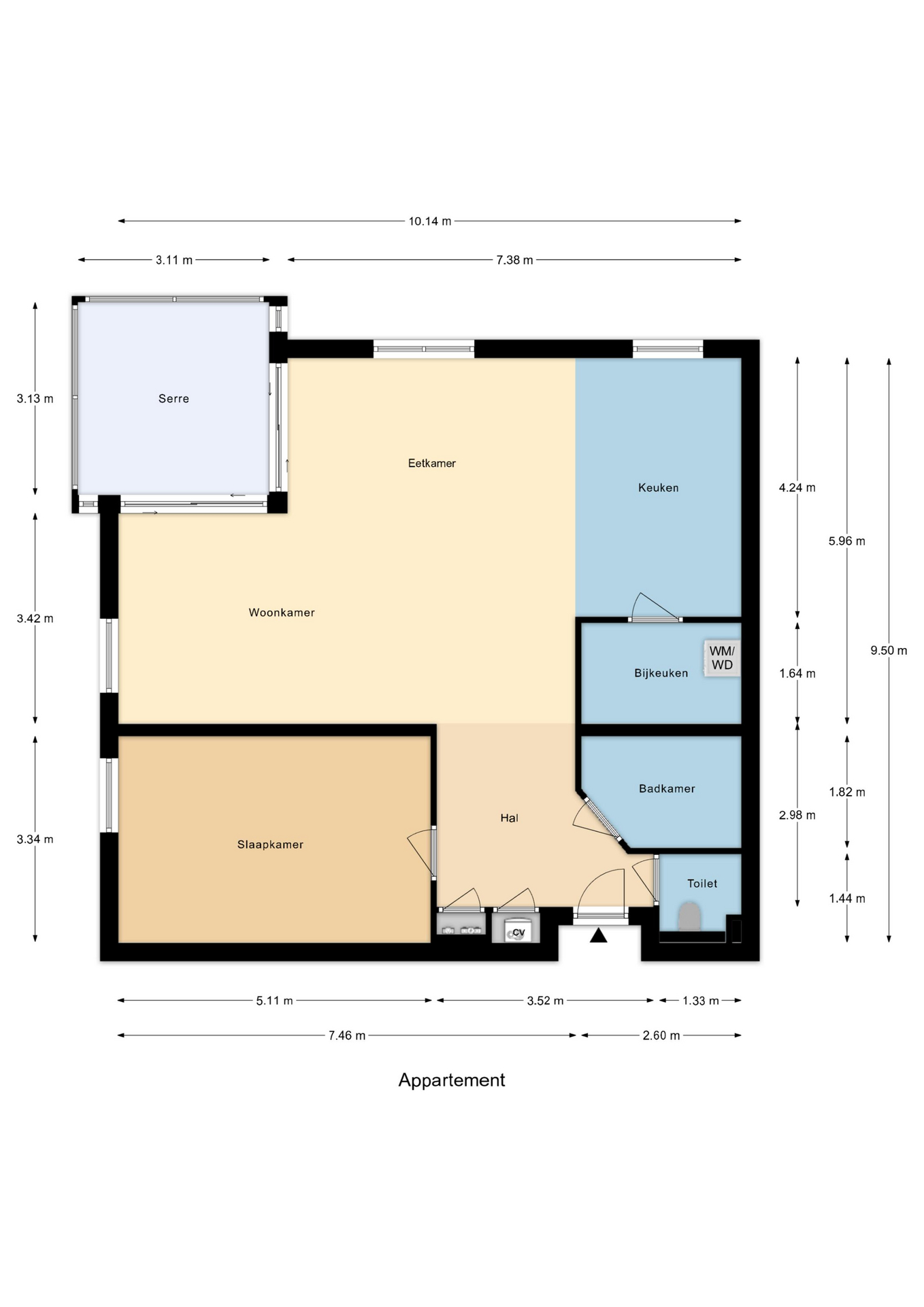Plattegrond 1 van Uiterwaard 31