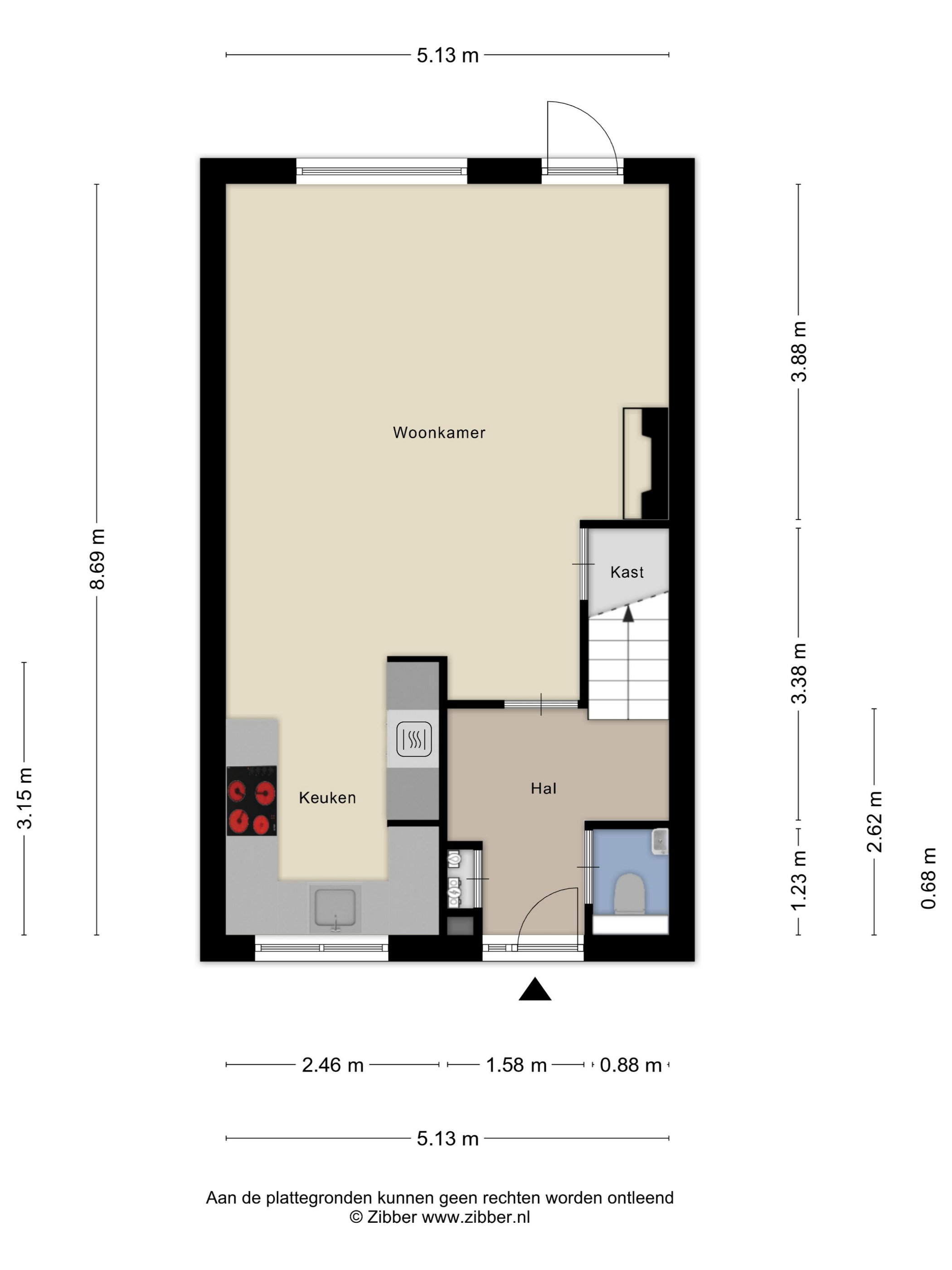 Plattegrond 1 van Groenvink 15