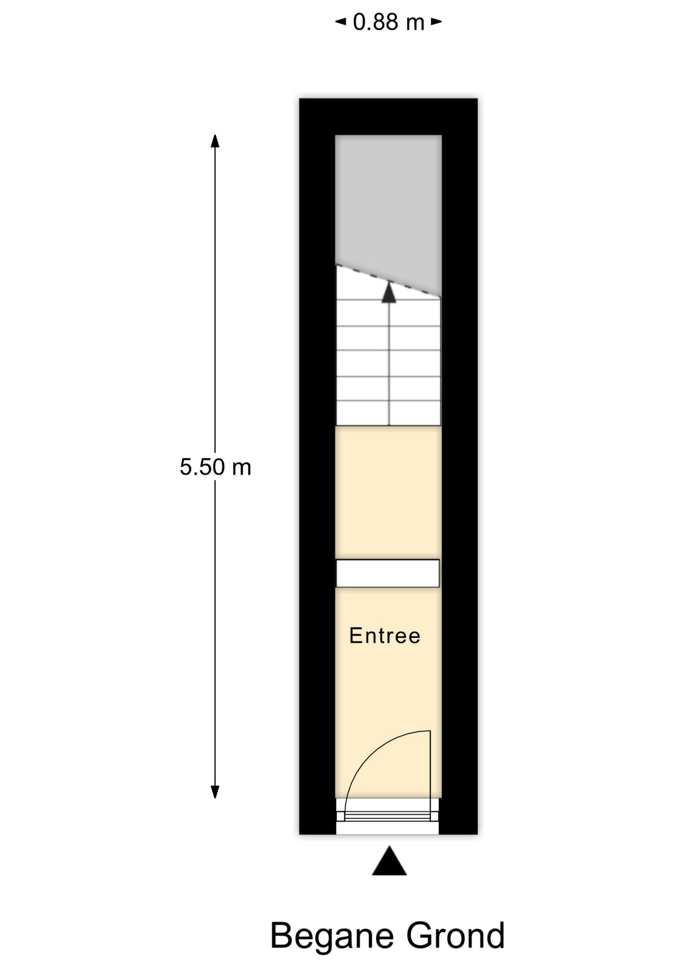 Plattegrond 1 van Rakstraat 13A