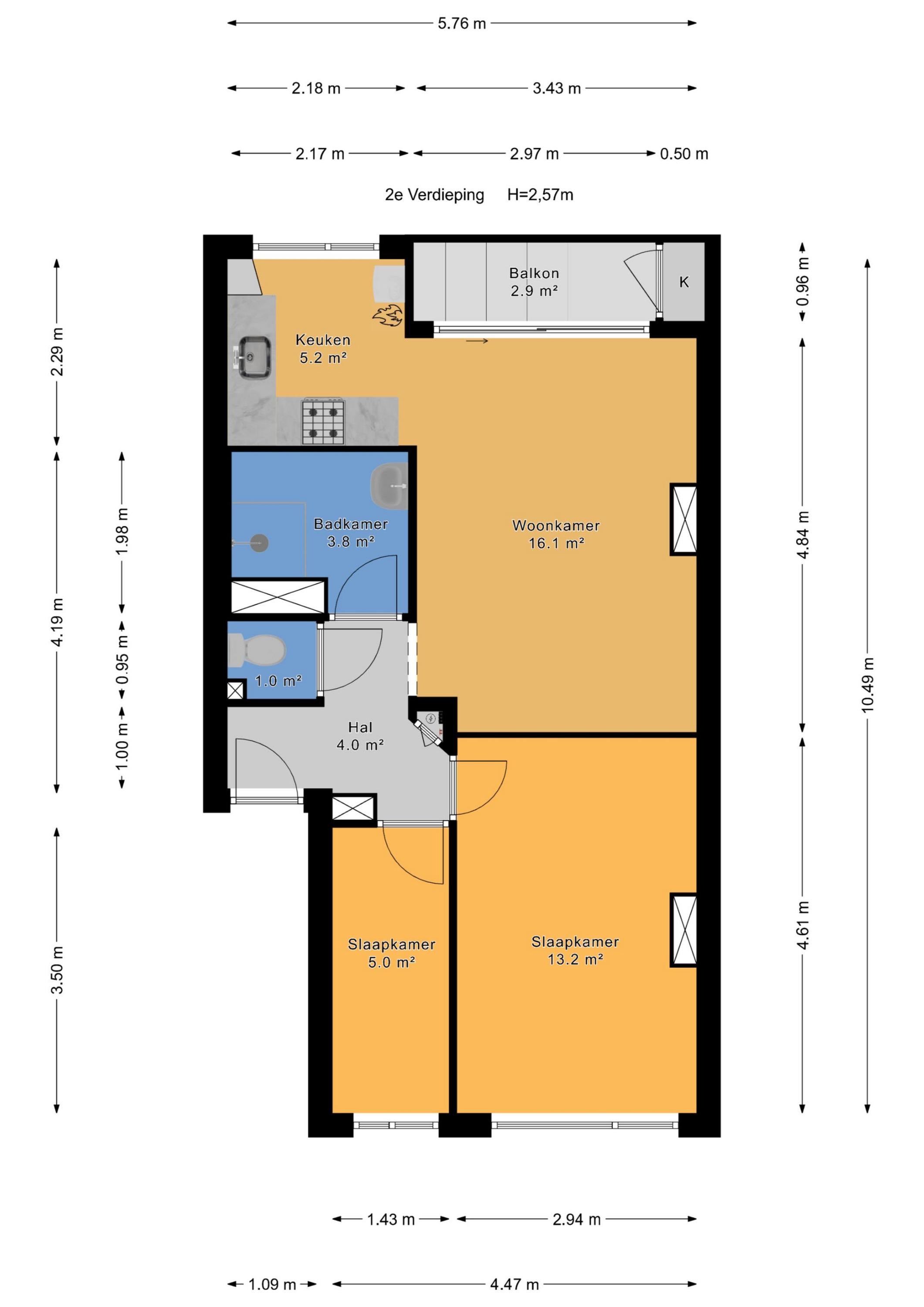 Plattegrond 1 van Zwetstraat 54