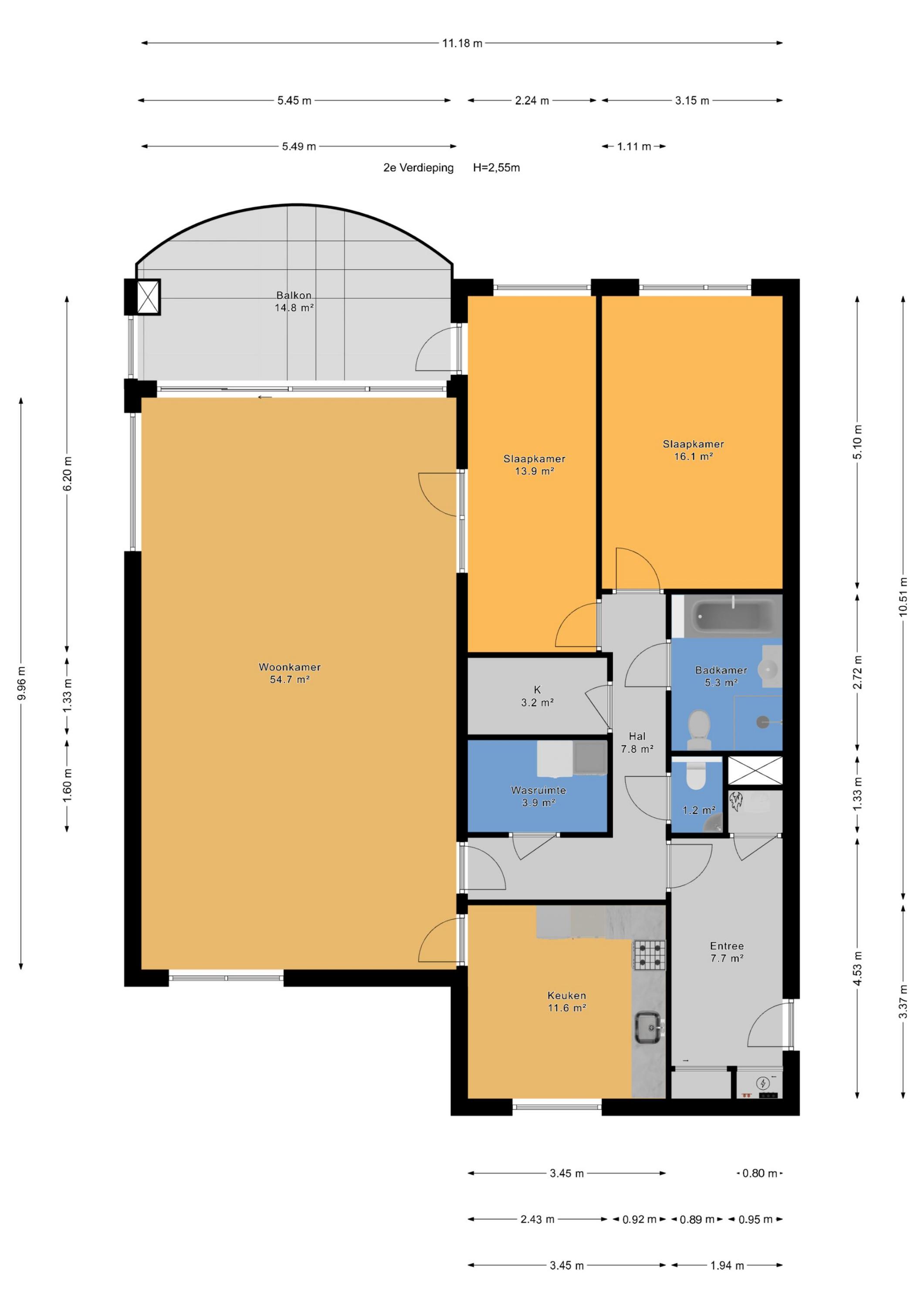 Plattegrond 1 van Leeuweriklaan 11