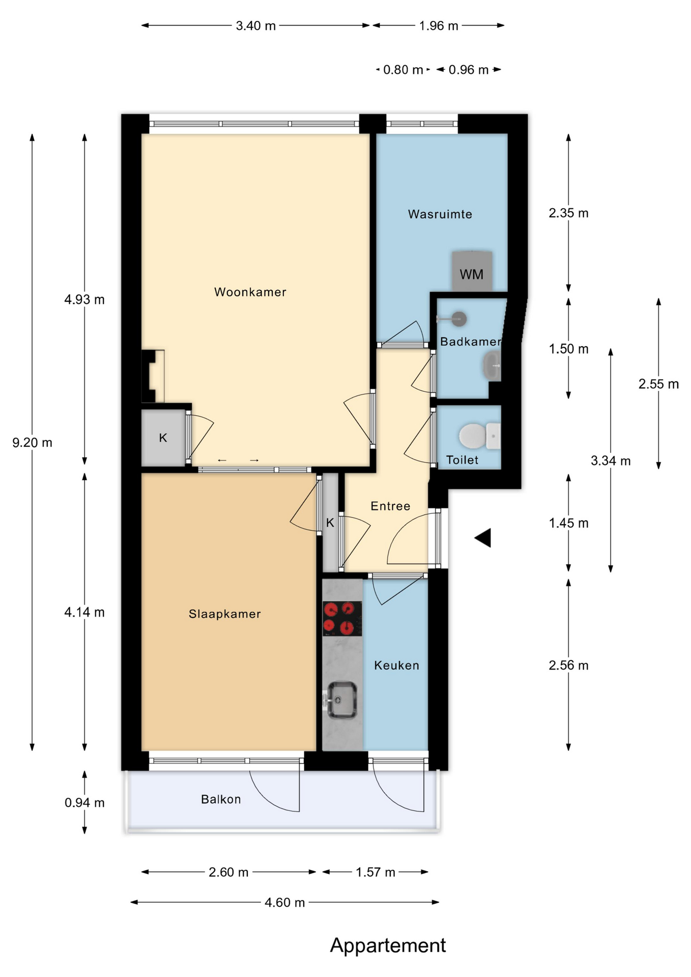 Plattegrond 1 van Ganzerikplein 7B