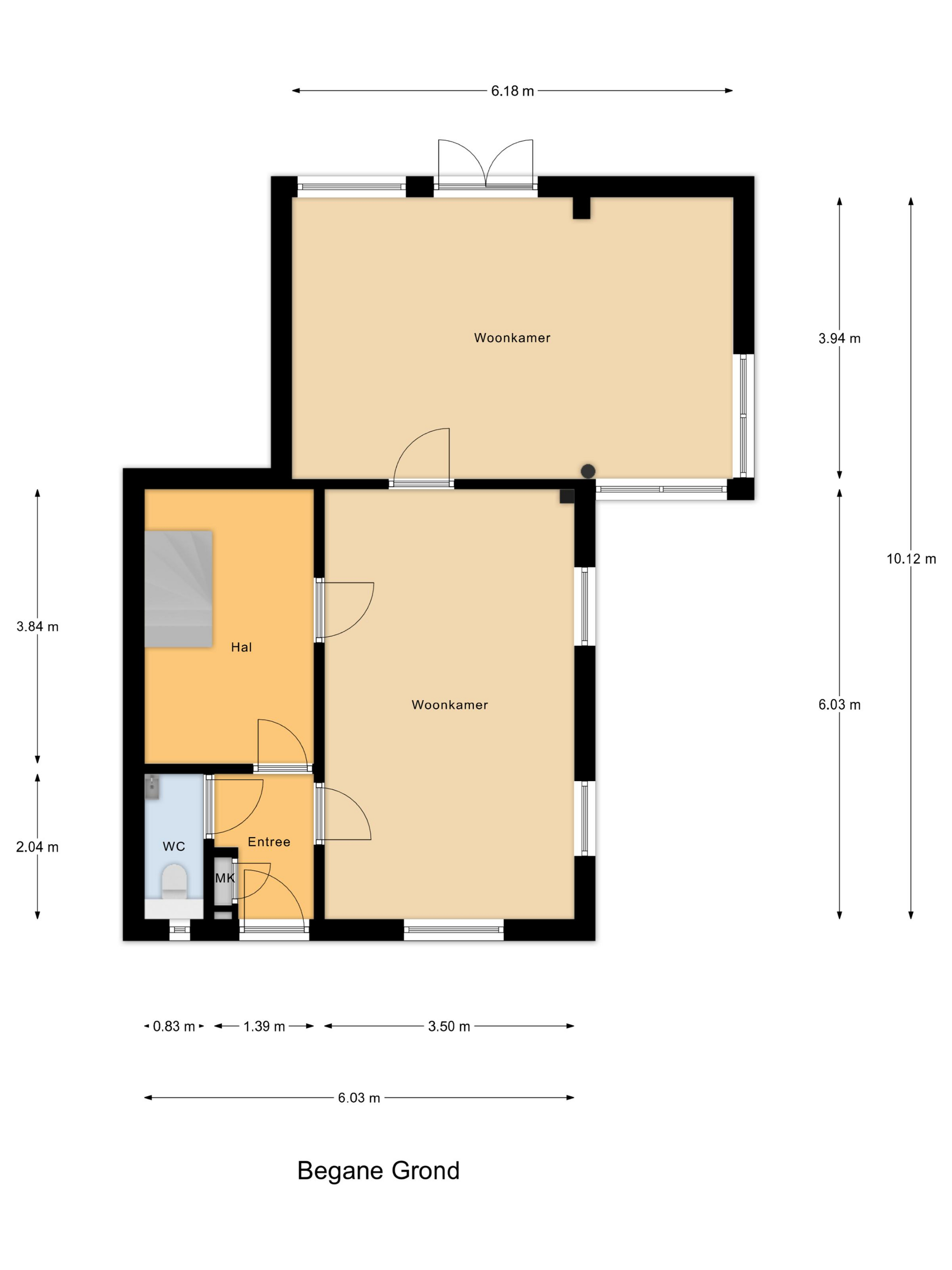 Plattegrond 1 van Koningin Julianaplein 11