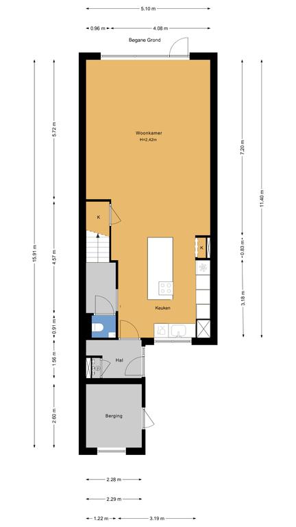 Plattegrond 1 van Pluimzegge 49
