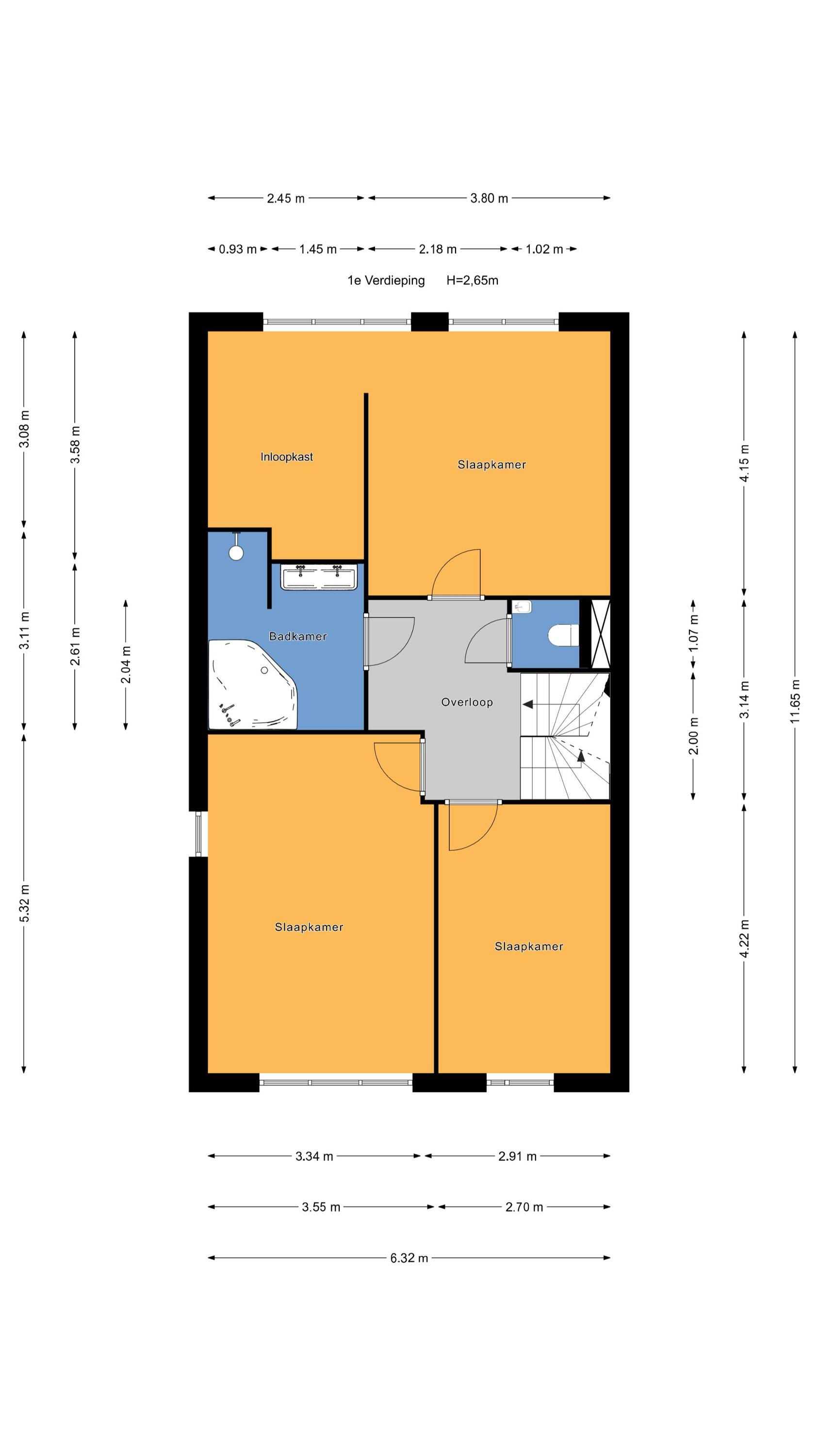 Plattegrond 1 van Hof van Leiden 29