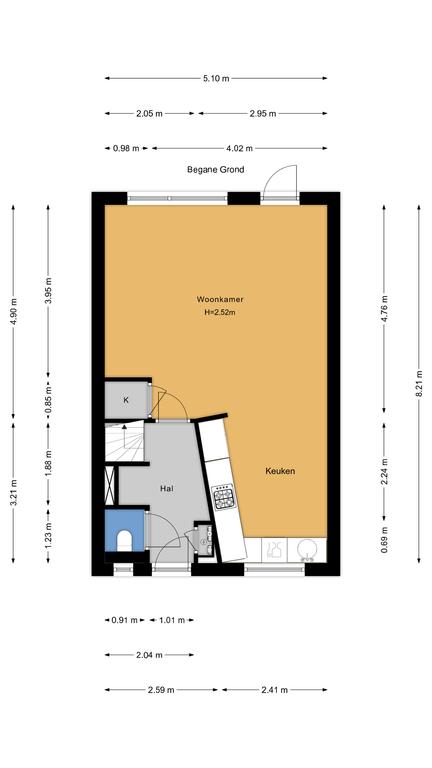 Plattegrond 1 van Ereprijs 7