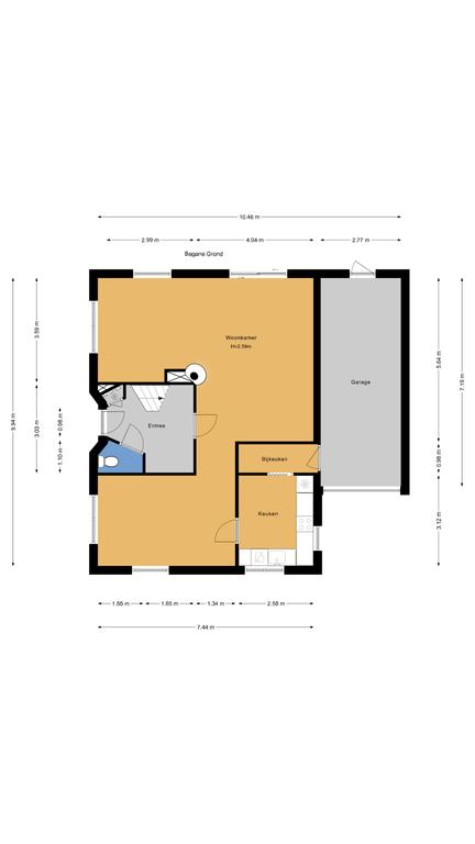 Plattegrond 1 van Boissotstraat 1