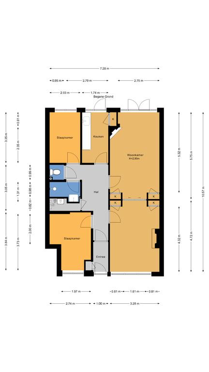 Plattegrond 1 van Boddaertstraat 64