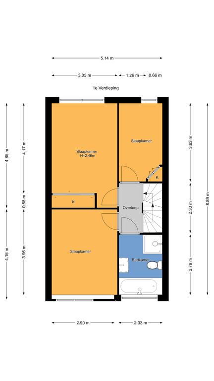 Plattegrond 1 van Hof van Rijnsburg 23