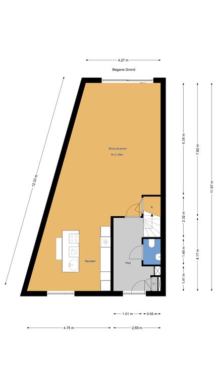 Plattegrond 1 van Bieremalaan 1