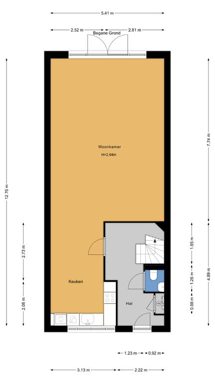 Plattegrond 1 van Hof van Leiden 6