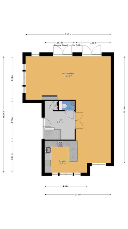 Plattegrond 1 van Laan van 's-Gravenhout 30
