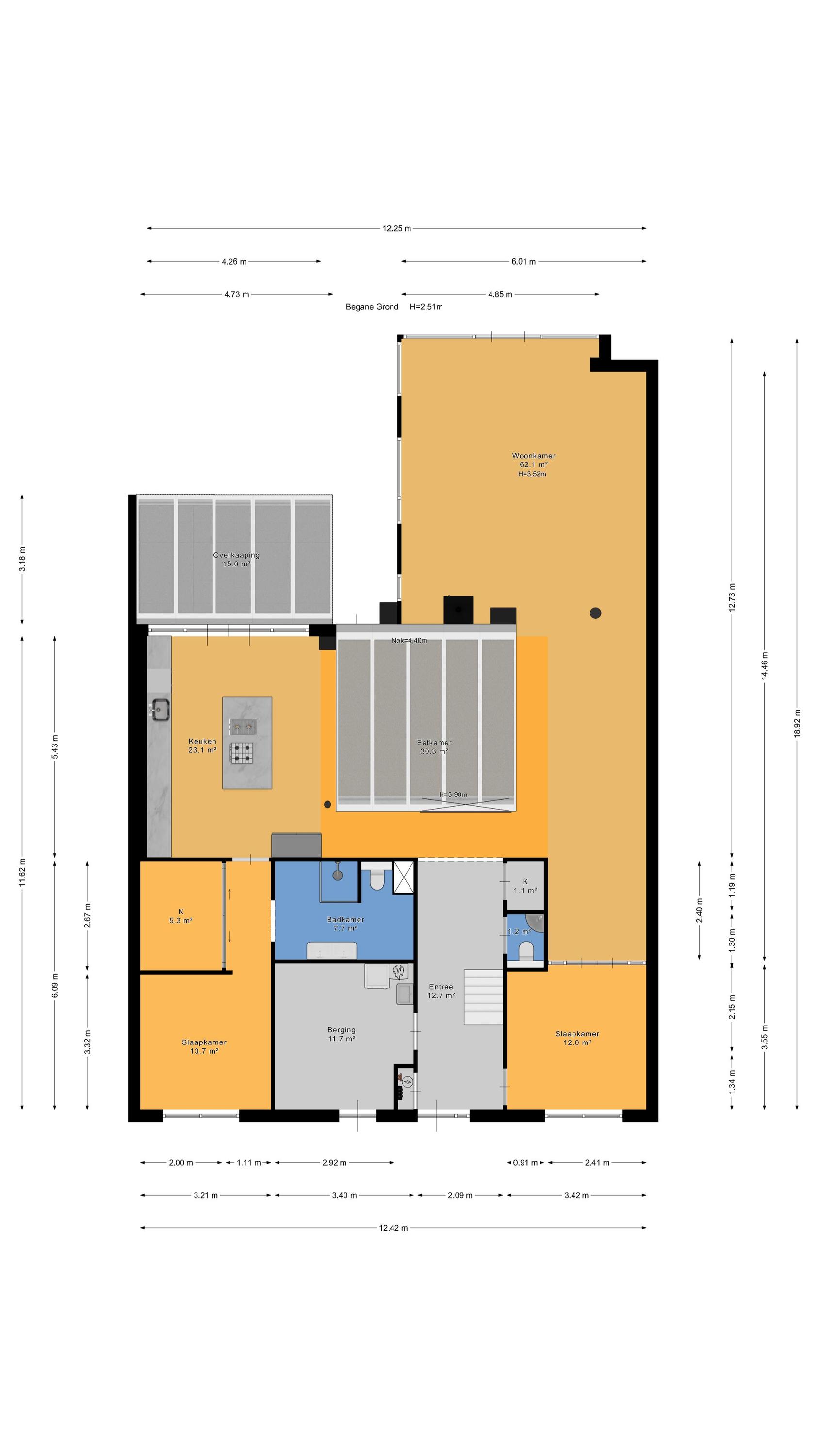 Plattegrond 1 van Henricuskade 229