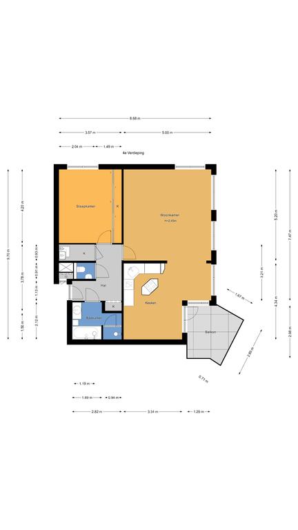 Plattegrond 1 van Buizerdlaan 111