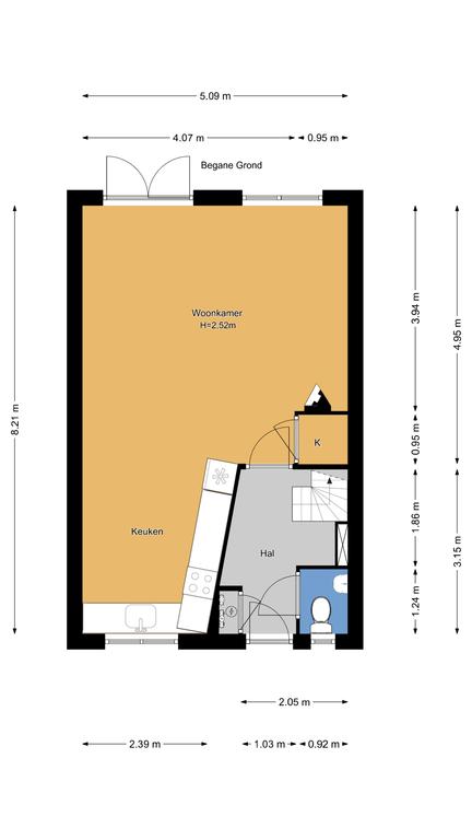 Plattegrond 1 van Jeneverbes 14