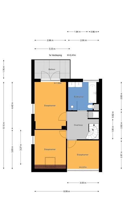 Plattegrond 1 van Veenweg 140