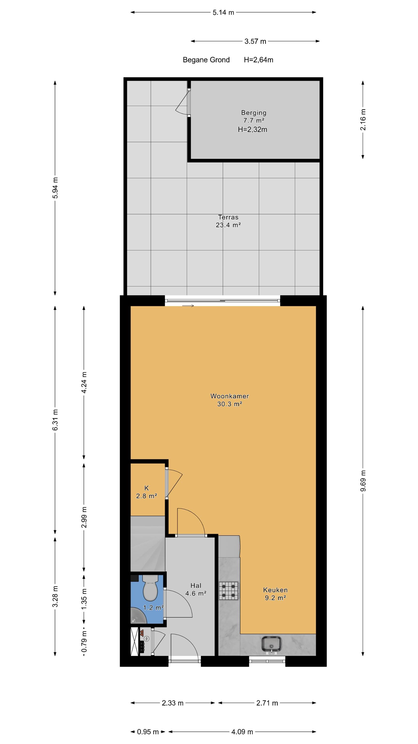 Plattegrond 1 van Gilze-Rijenhof 168